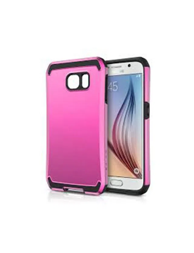 Capa Samsung Galaxy S6 Rosa e Preto
