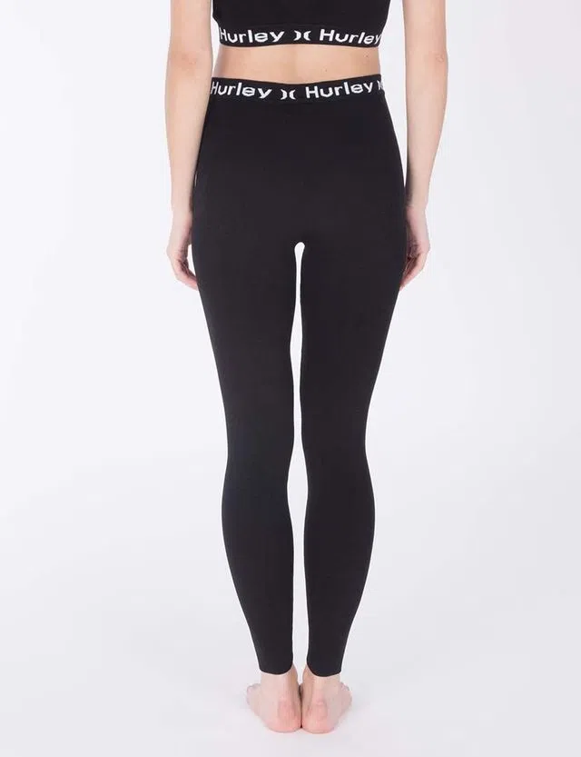 Leggings Femme Oao Text Active Noir
