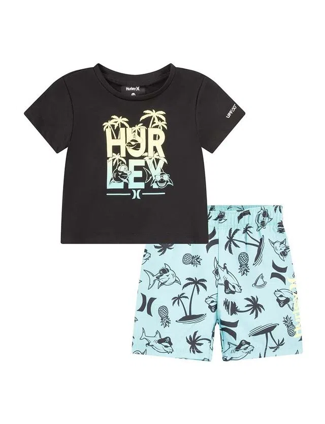 Conjunto Pijama Menino Preto e Verde