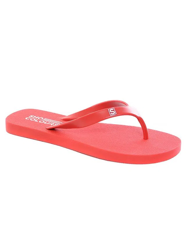 Chinelos ShoeColours Rojo