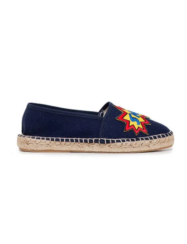 Alpercatas Canvas Smile Azul