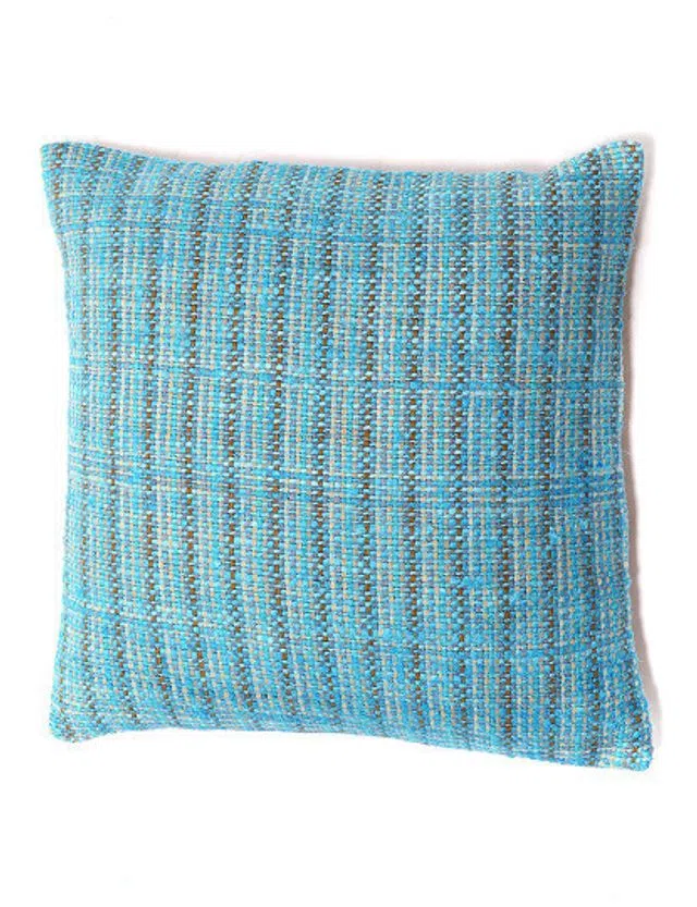 Capa de Almofada Entrelaçado Aqua