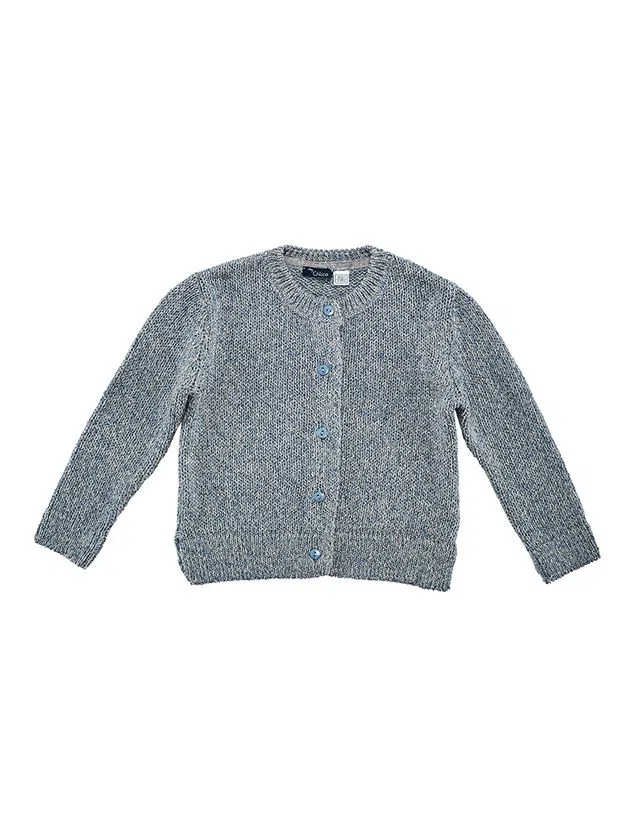 Cardigan Menina Azul