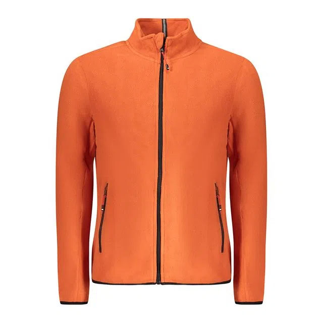 Sweatshirt com fecho Laranja