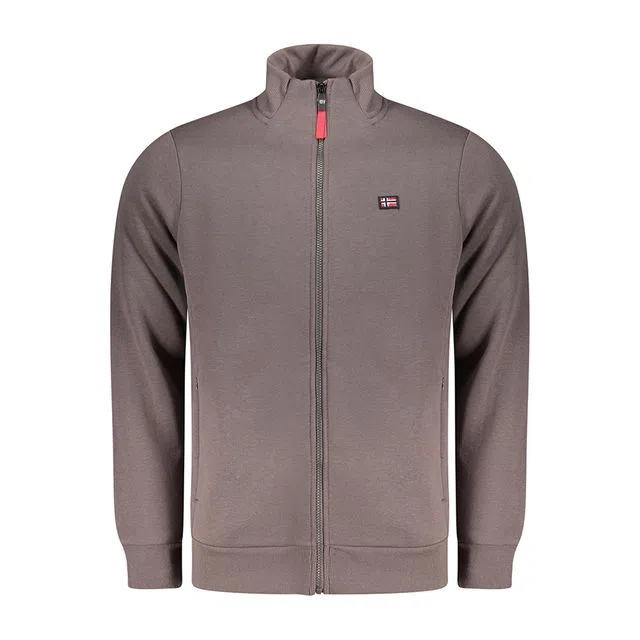 Men's Brown Fleece Jacket