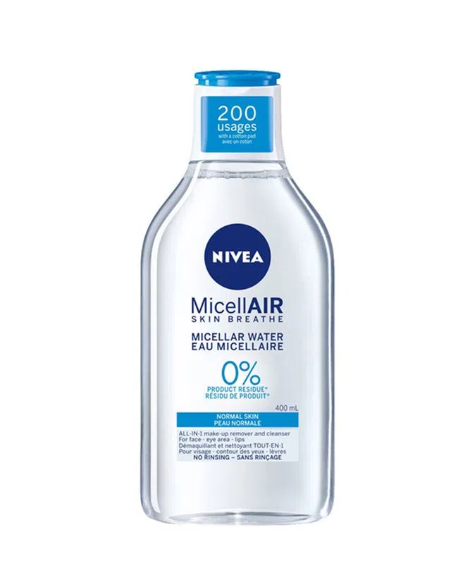 Água micelar para  pele sensível