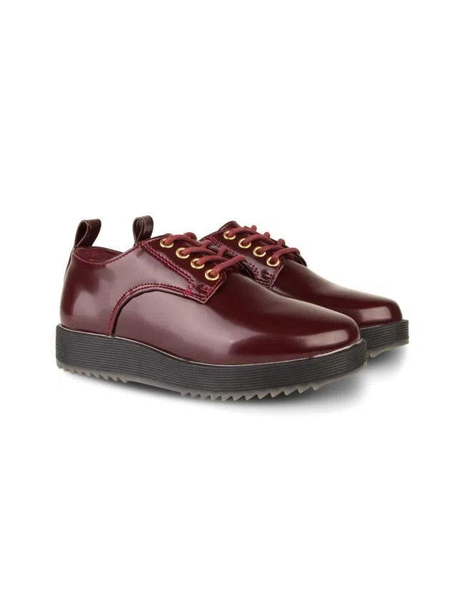 Sapato Blucher Menina Vermelho