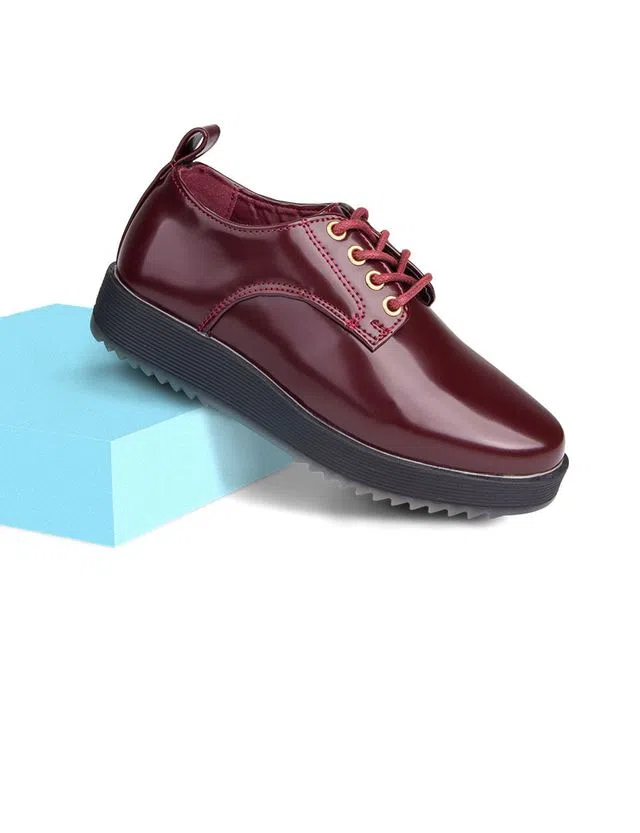 Sapato Blucher Menina Vermelho