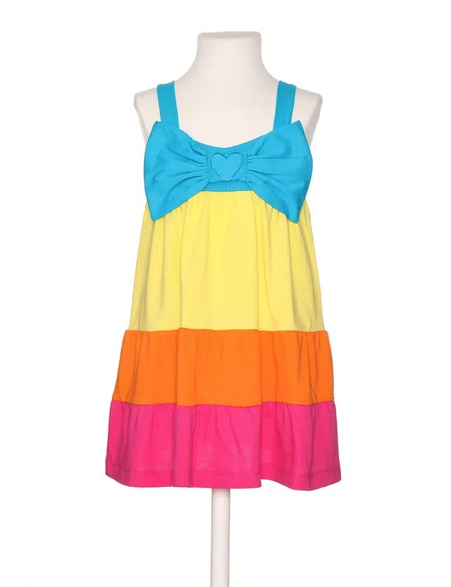 Vestido Menina Multicor