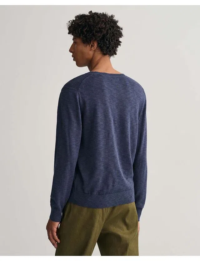 Sweatshirt de Linho Azul