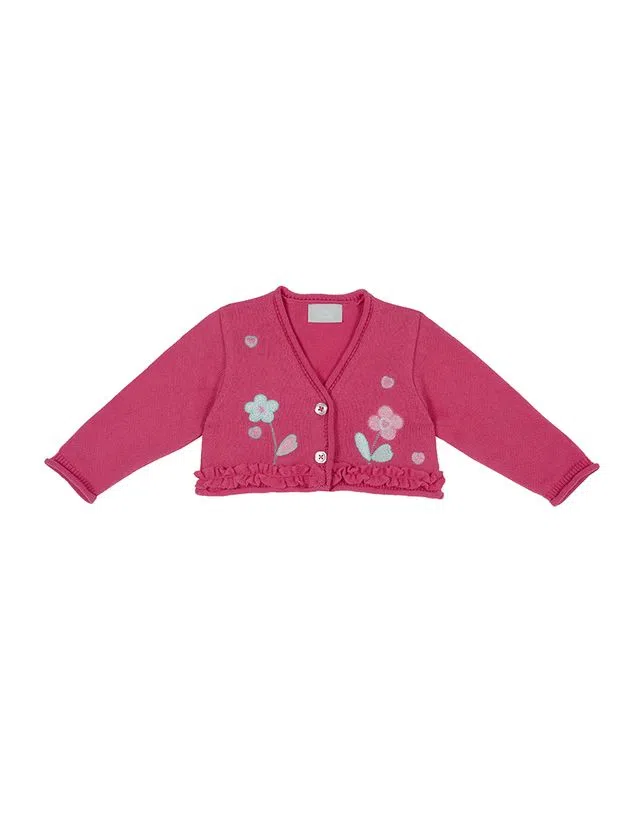 Cardigan Bebé Rosa