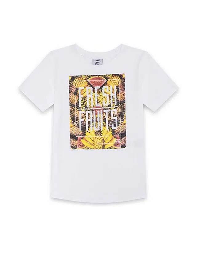 T-Shirt Garçon avec Imprimé Multicolore