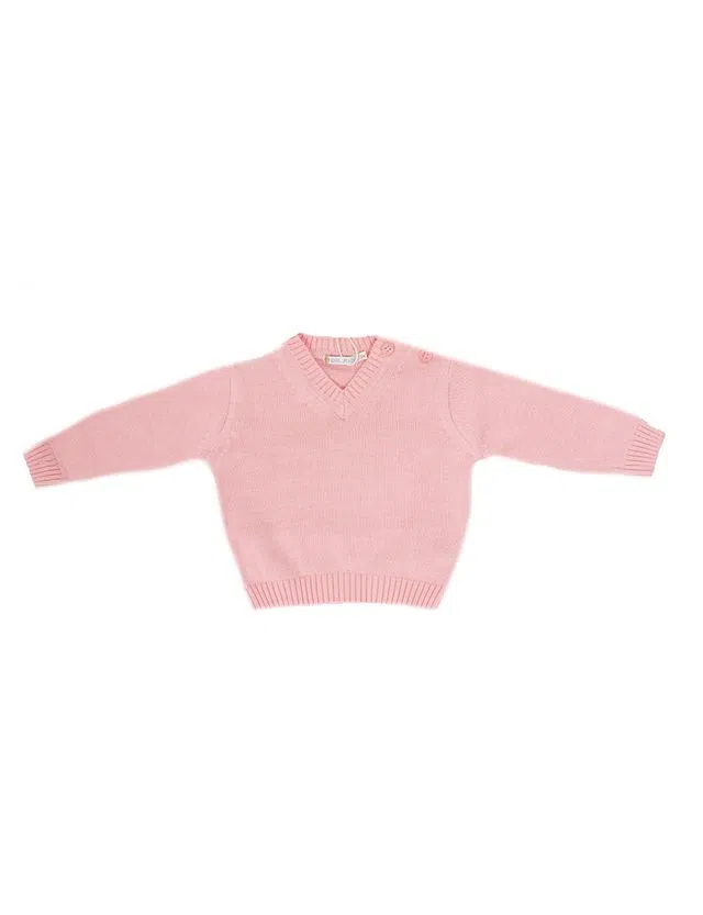 Jersey de Punto Bebé Rosa