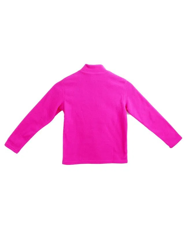 Sudadera de forro polar para chicas rosa