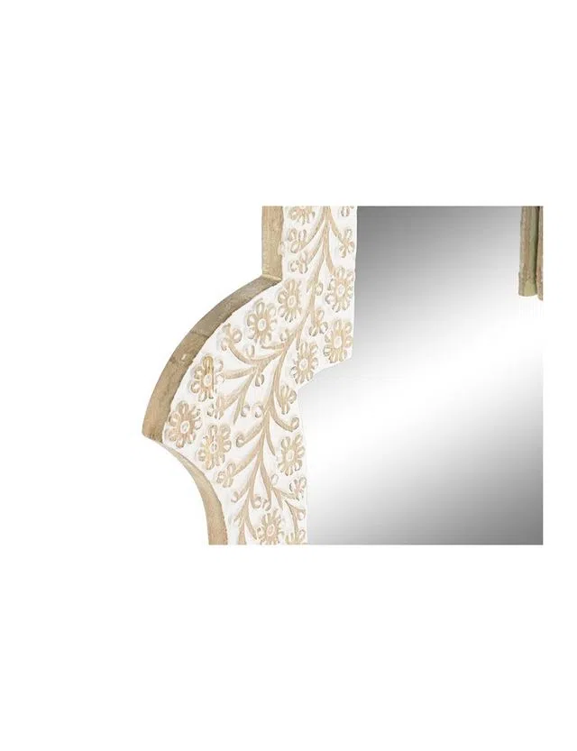 Espejo Hamsa Blanco