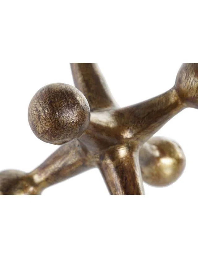 Figura Abstracta Dorada
