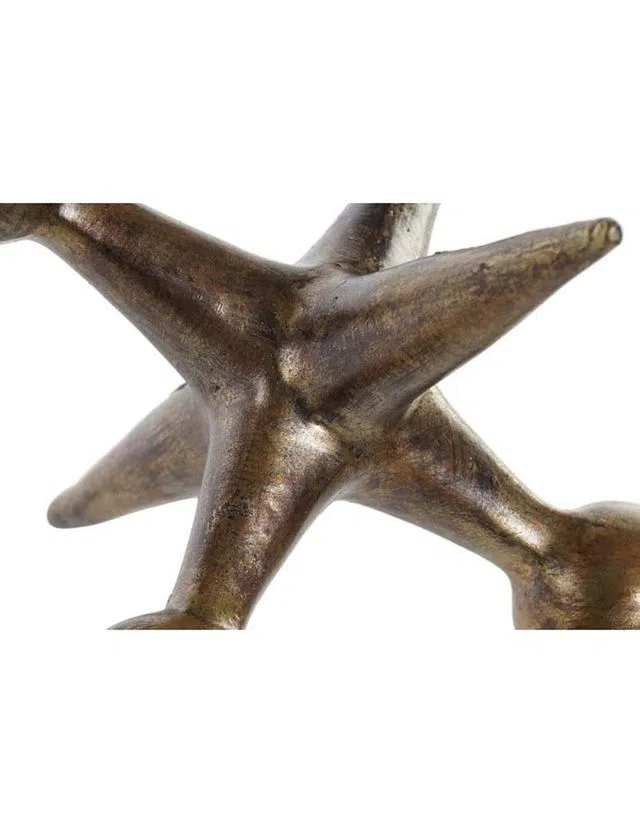 Figura Abstracta Dorada