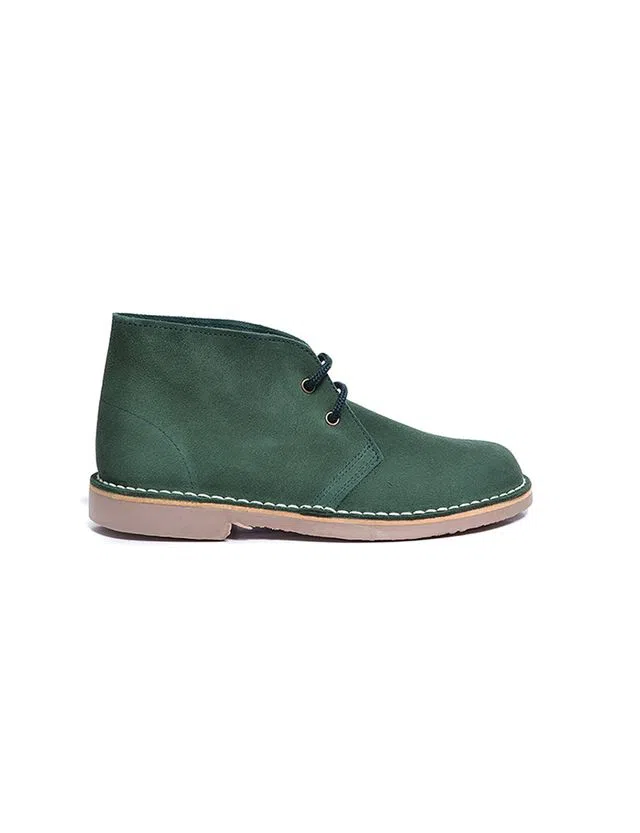 Botas Safari Kids Atacadores Verde