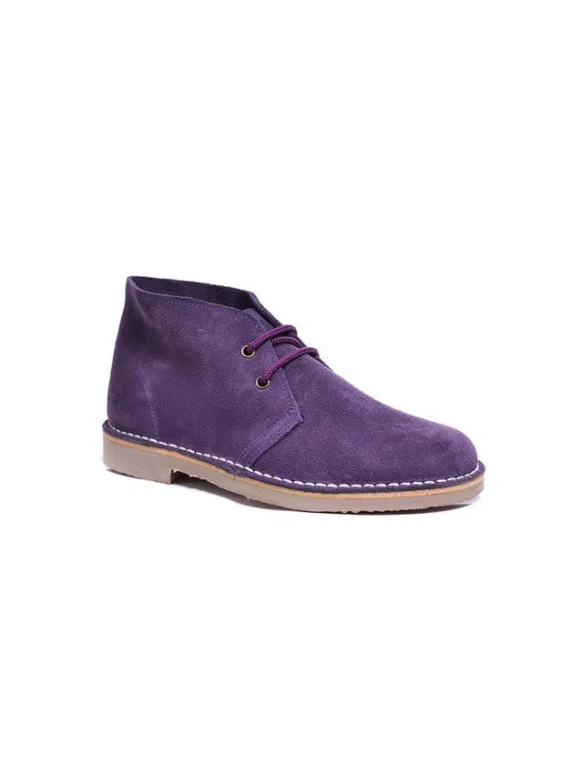 Botas Safari Kids Atacadores Morado