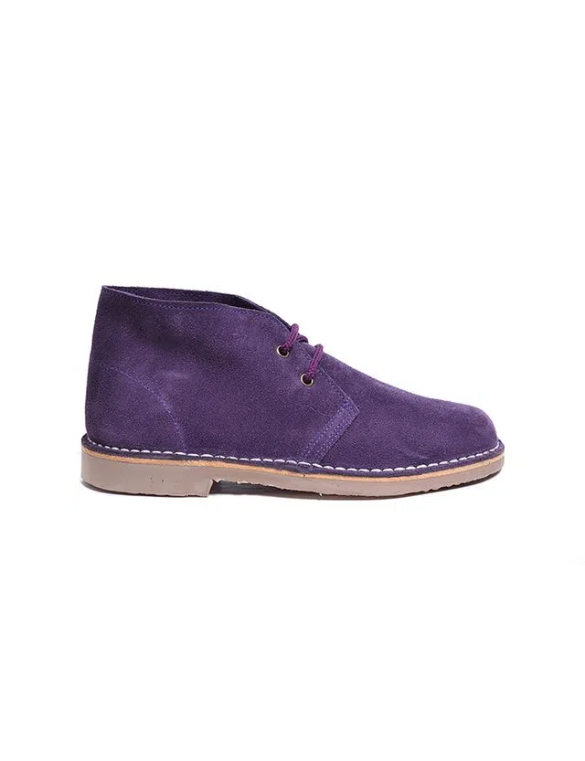 Botas Safari Kids Atacadores Morado