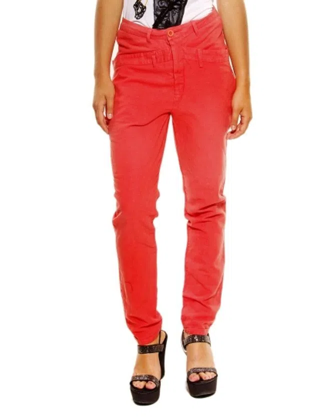 Ladies Club De Blues Red Trousers