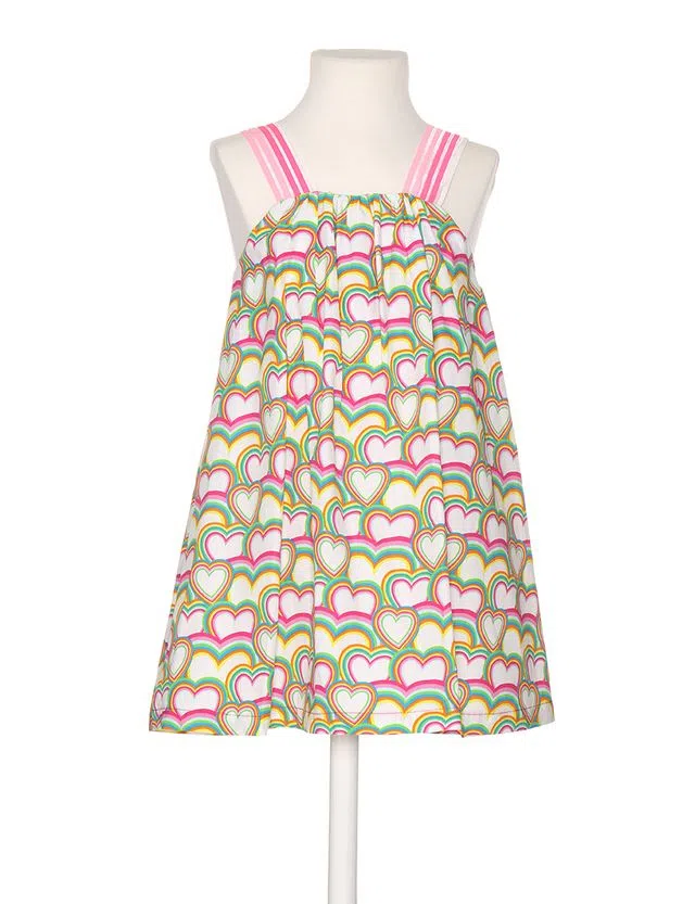 Vestido Menina Multicor