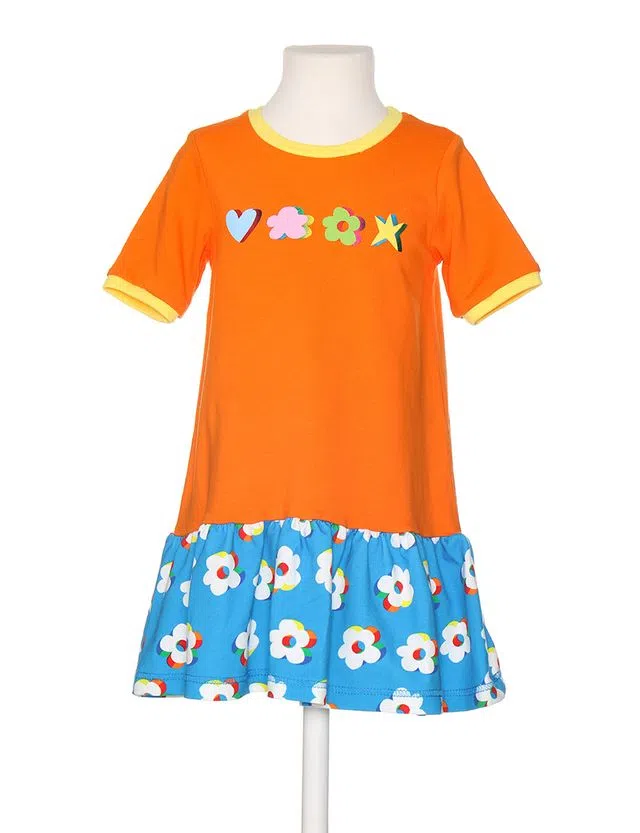 Vestido Menina Multicor