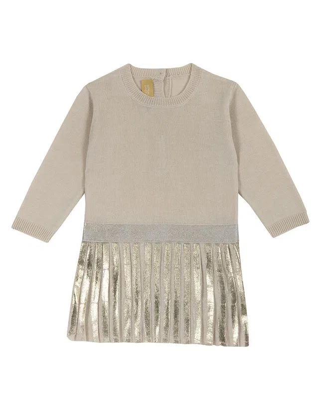 Little Girl Beige Dress