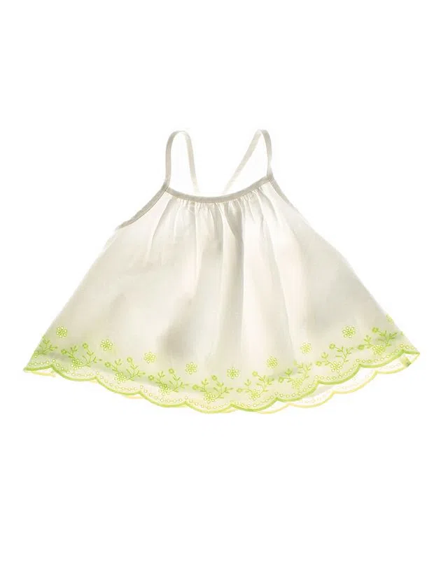 Top de Alças Menina Branco