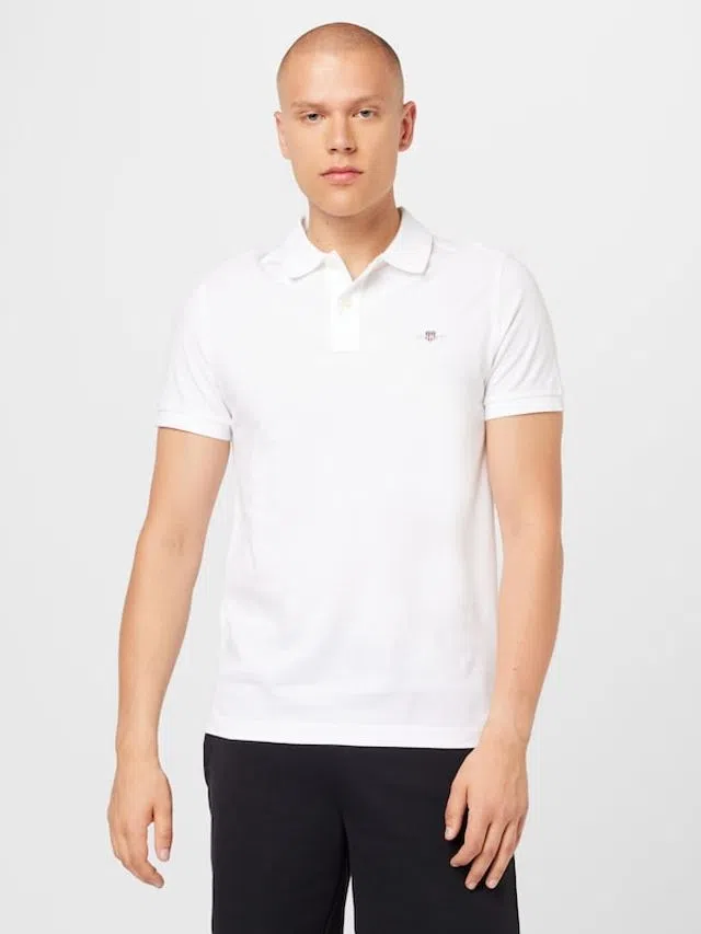 Pólo Logo Shield Branco
