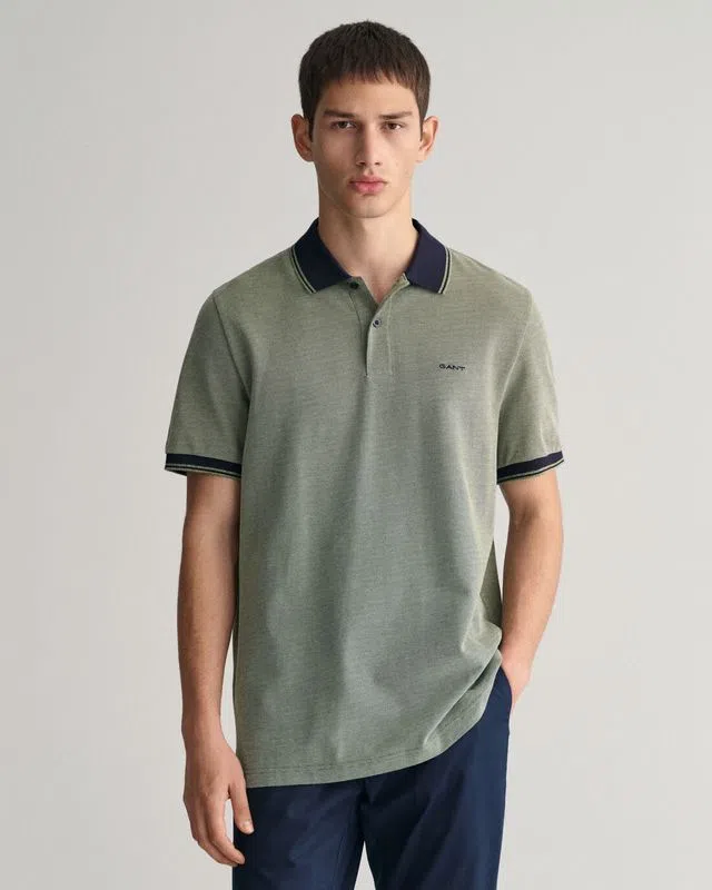 Pólo Piqué Oxford Verde