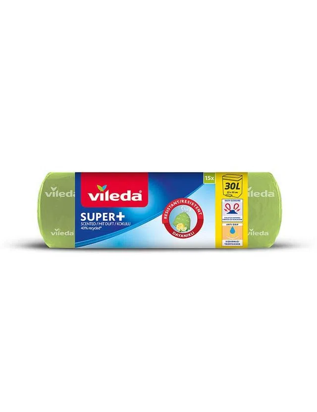 Saco Lixo Super+ 30L Perfumado Limão (15 Un)