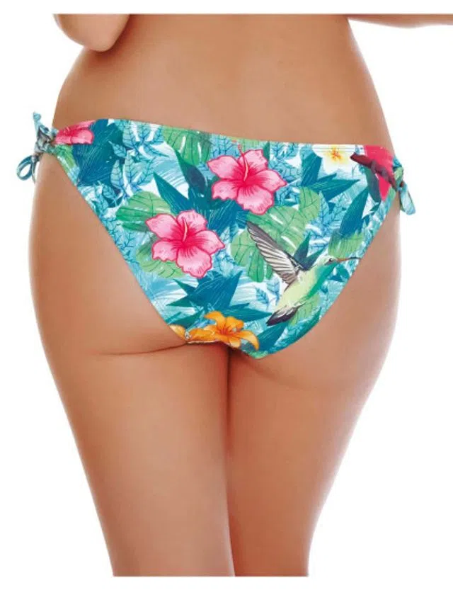 Cuecas Biquíni Azul Multicolorido