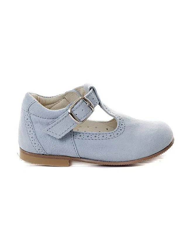 Sapatos Inglesa Azul Bebé