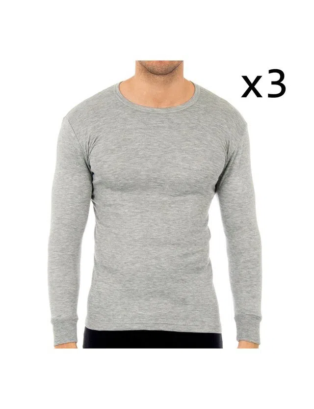 Pack de 3 Jerseys Hombre Gris