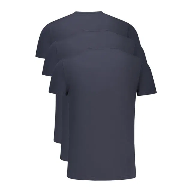 Pack de 3 camisetas azules