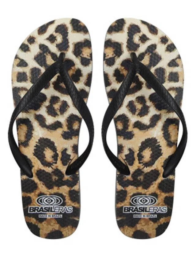 Chanclas Printed Lux Negro para Mujer