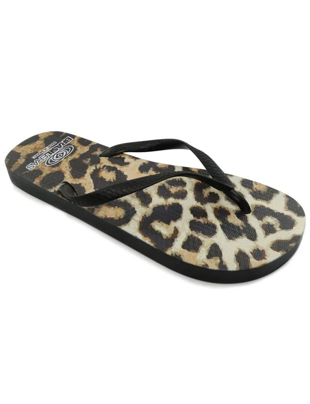 Chanclas Printed Lux Negro para Mujer
