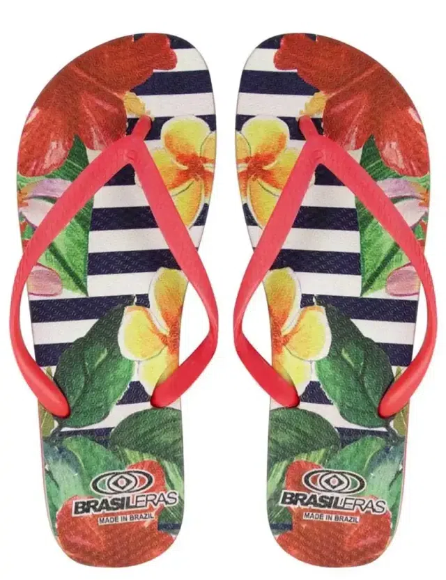 Chancletas Señora Printed Alegria Naranja Naranja
