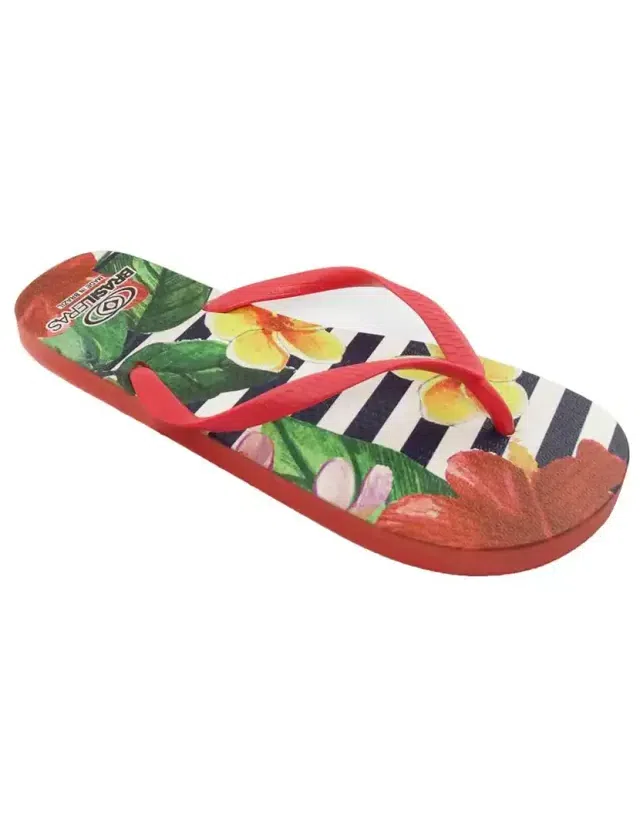 Chancletas Señora Printed Alegria Naranja Naranja