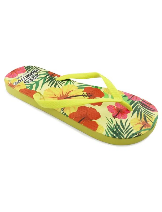 Chanclas Señora Printed Cayena Amarillo