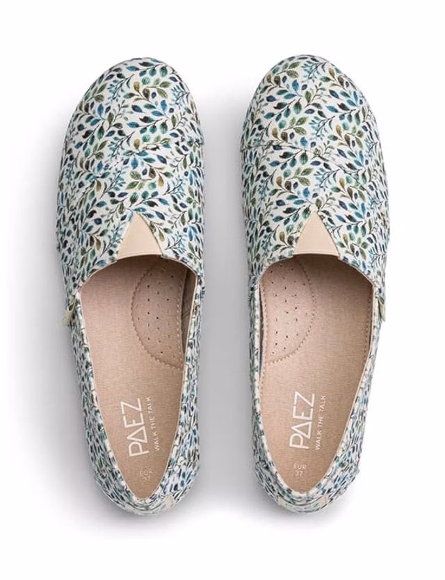 Flora Emerald Print Alpergatas