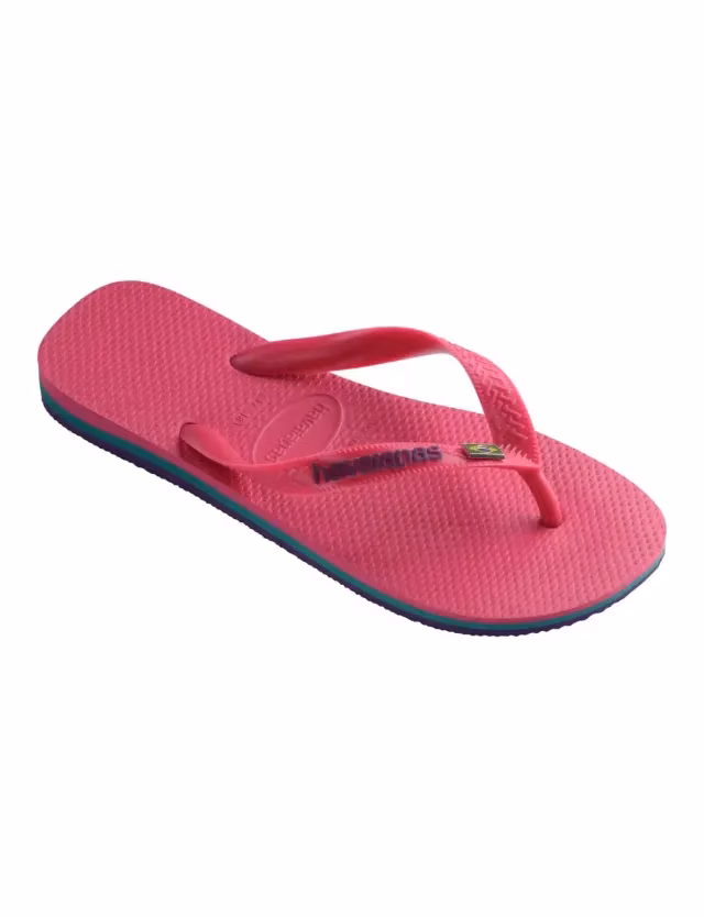 Chinelos Brasil Layers Rosa Electric