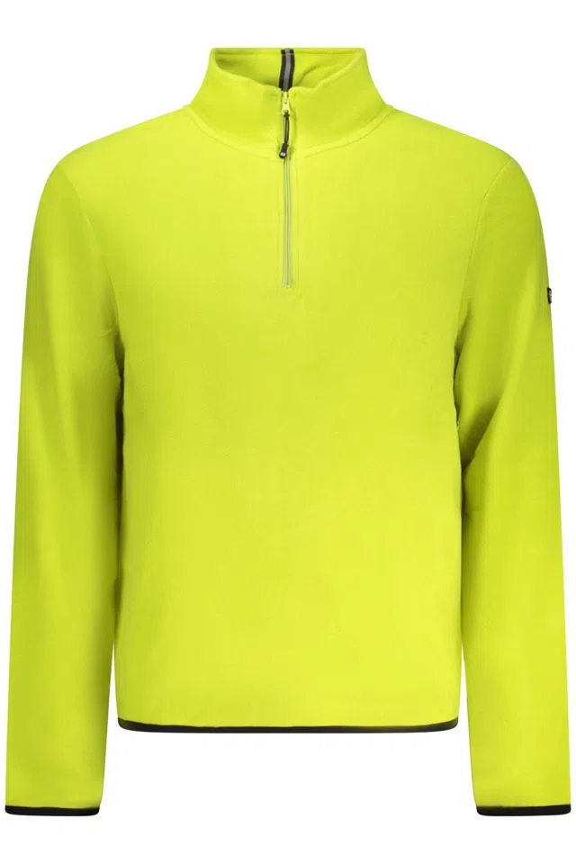 Sweatshirt com meio fecho Verde