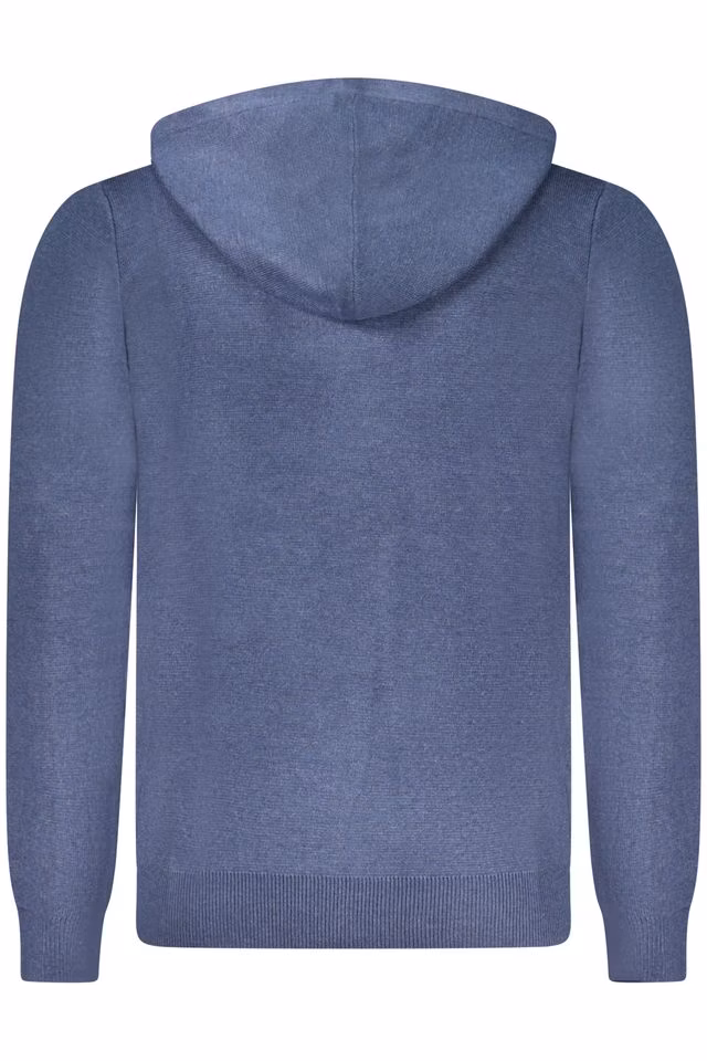 Sweatshirt com fecho Azul