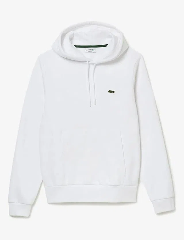 Sweatshirt com capuz Fleece Branco