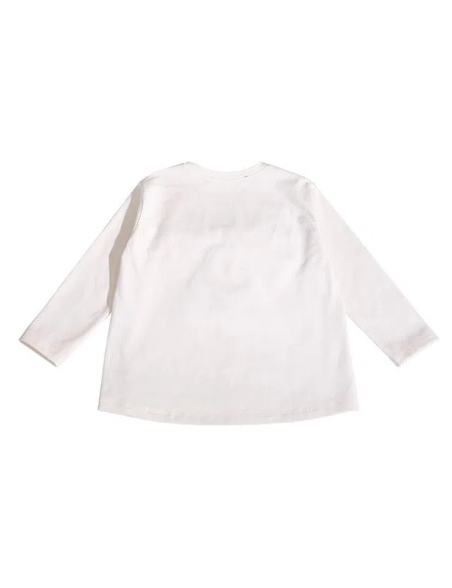 Camisola Flounce Branco