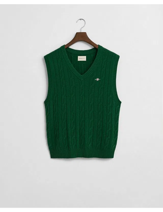 Colete de malha Verde
