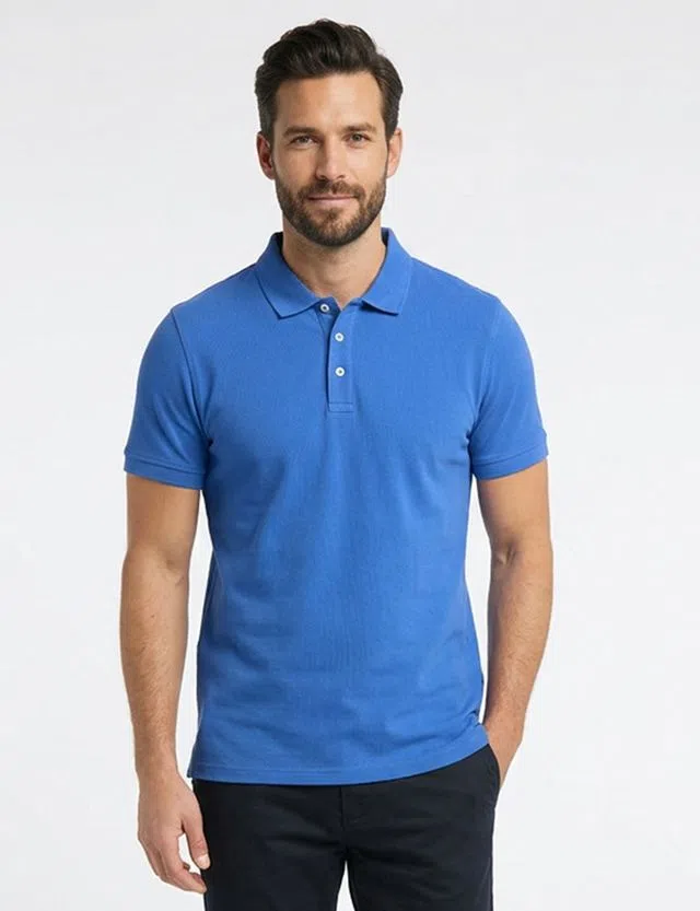 Pólo Homem Azul