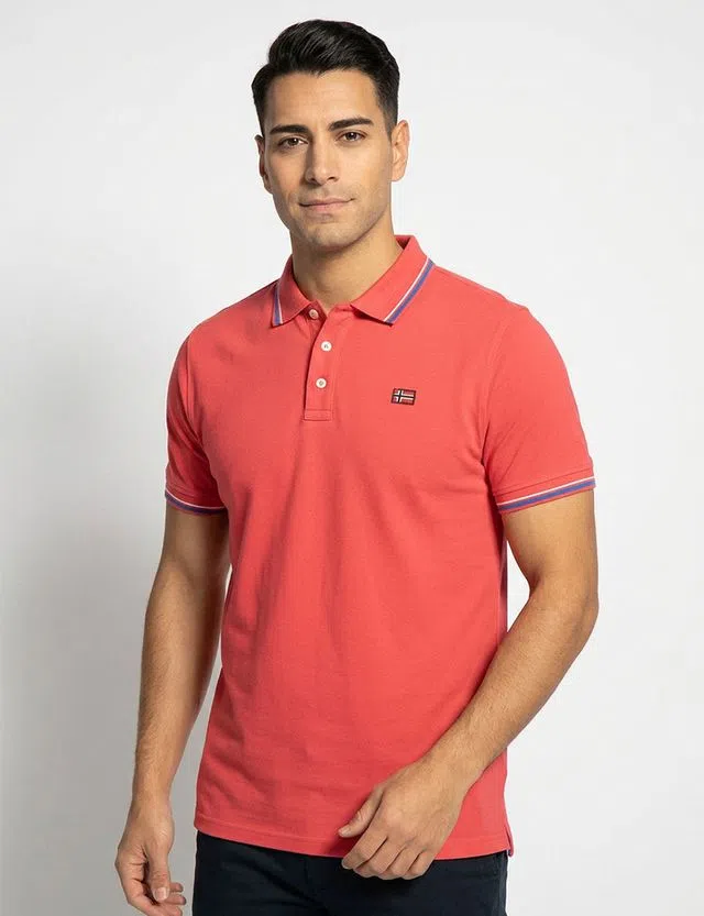 Red Men's Polo